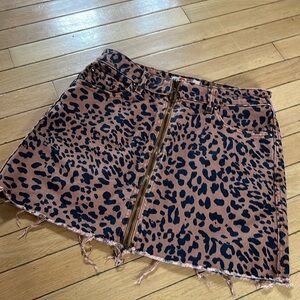 We The Free leopard print mini Jean - Size 27